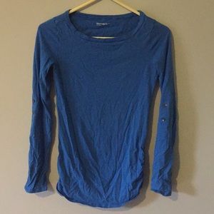 Gap maternity long sleeve w rolled sleeve option